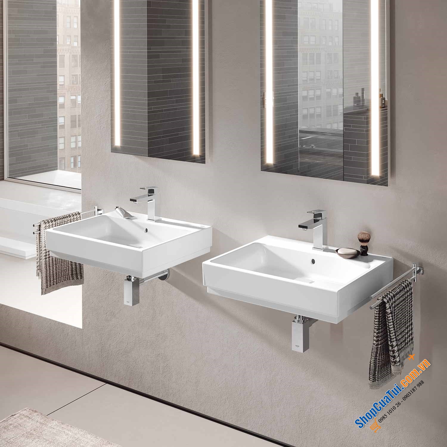 Vòi chậu Grohe 23445000 cỡ M