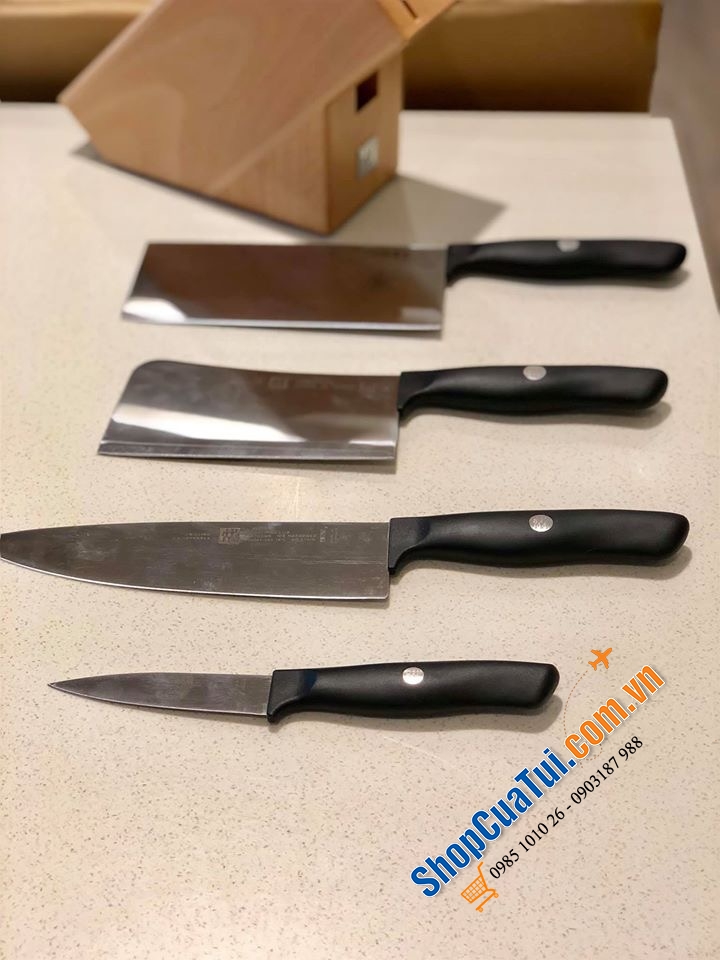 BỘ DAO ZWILLING LIFE 5 món - MADE IN GERMANY SẢN XUẤT CHUẨN CHO NGƯỜI CHÂU Á