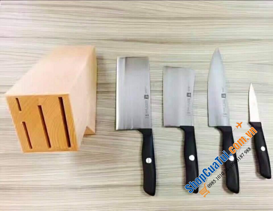 BỘ DAO ZWILLING LIFE 5 món - MADE IN GERMANY SẢN XUẤT CHUẨN CHO NGƯỜI CHÂU Á