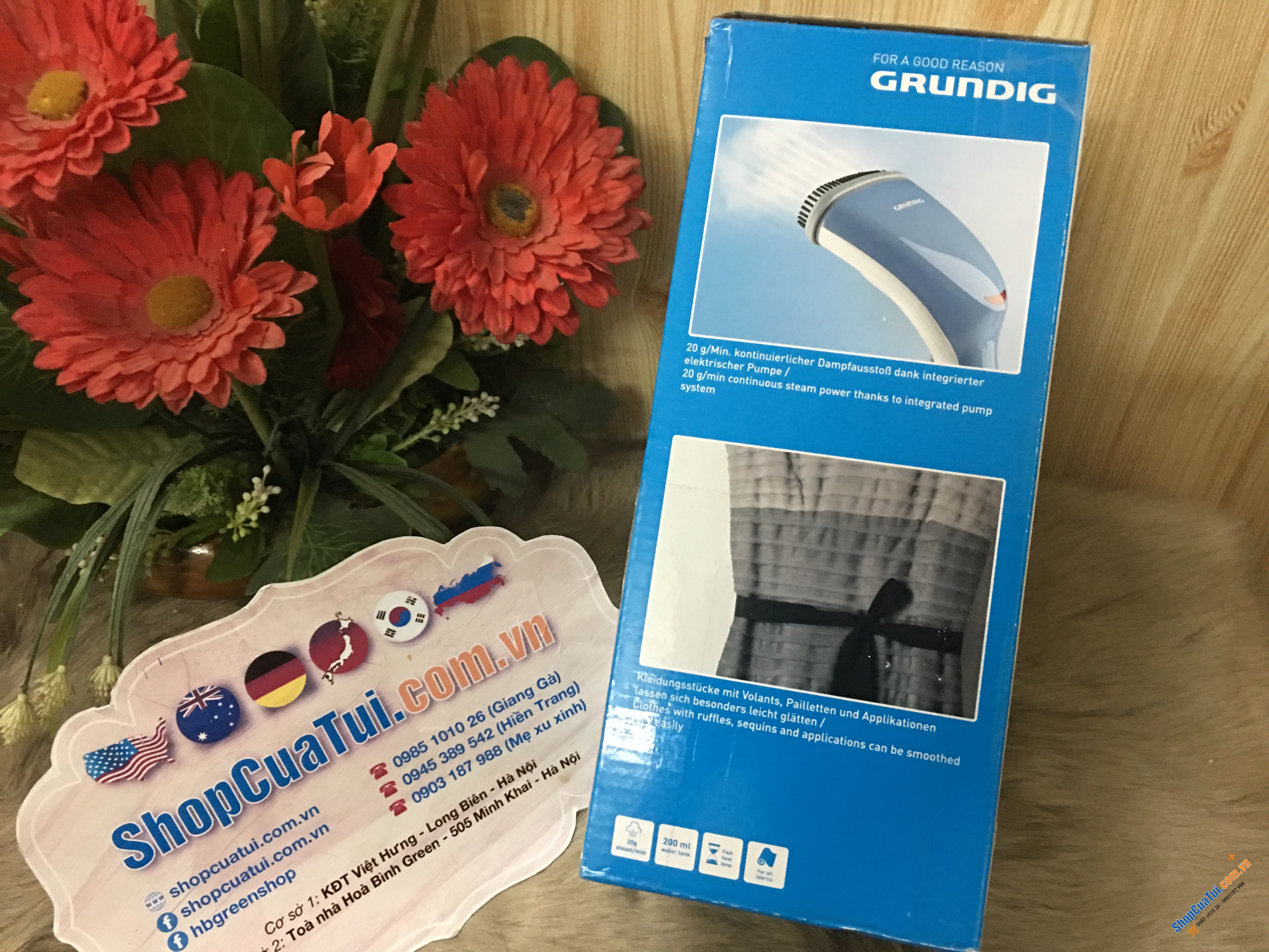 Bàn là hơi nước cầm tay GRUNDIG
