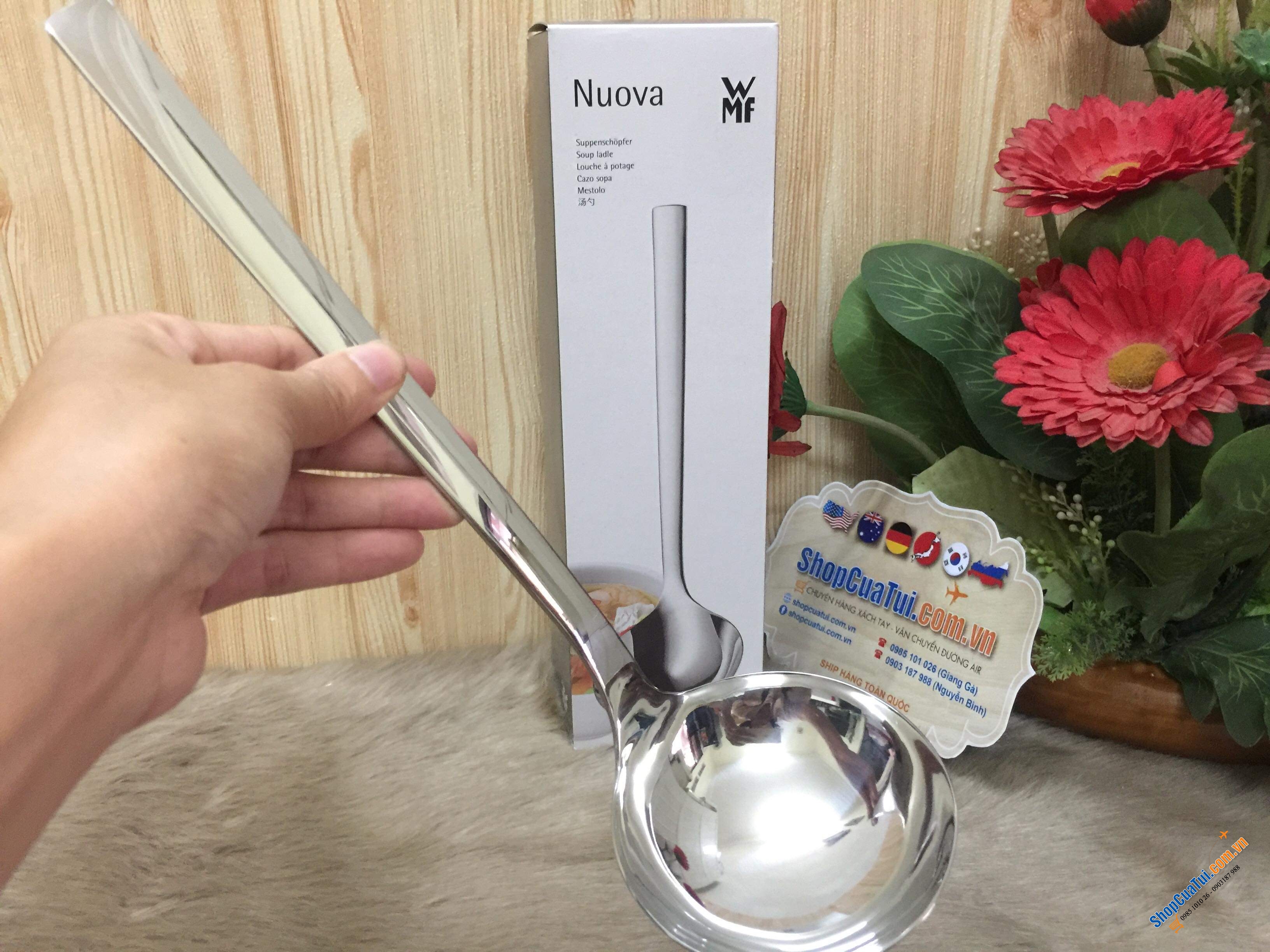 MUÔI MÚC CANH, PHỞ, LẨU..WMF NUOVA 30 Cm