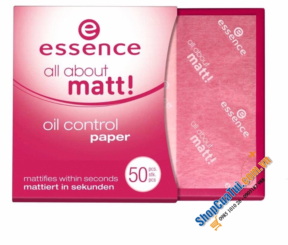 Giấy thấm dầu Matte Control oil paper Essence.