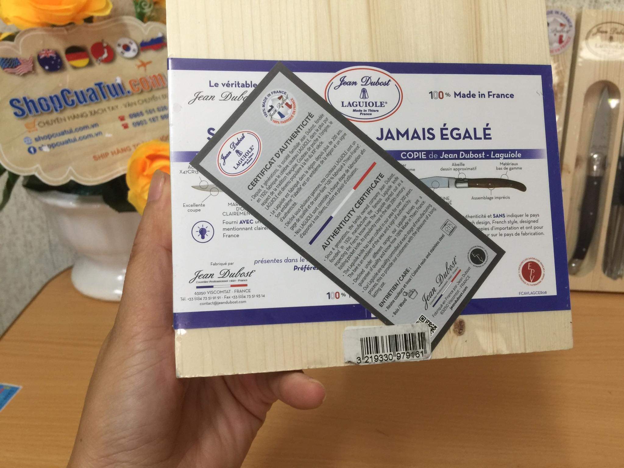 TRỌN BỘ SET ĂN HẢI SẢN KOM AMSTERDAM- PHÁP.