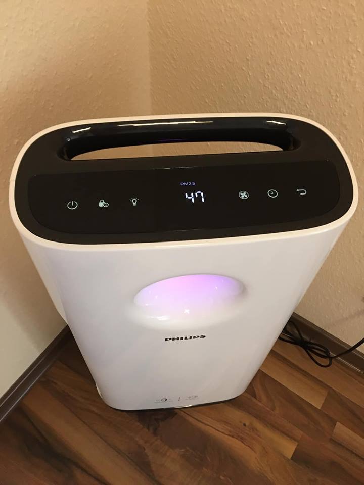 Máy lọc không khí Philips AC3256/10 kèm tạo ẩm 3000