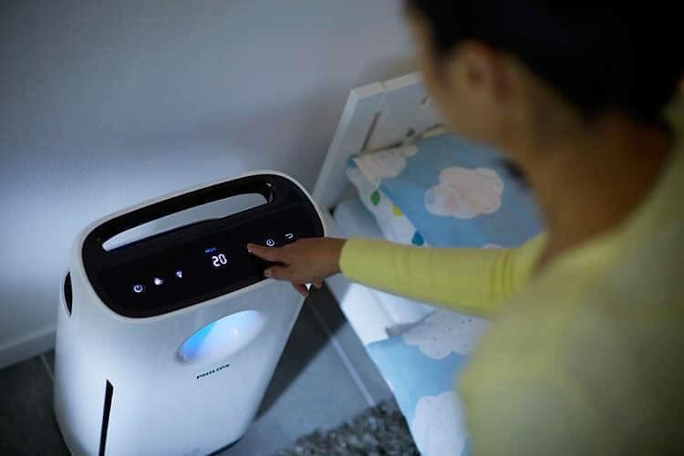 Máy lọc không khí Philips AC3256/10 kèm tạo ẩm 3000