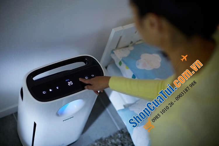 Máy lọc không khí Philips AC3256/10 kèm tạo ẩm 3000