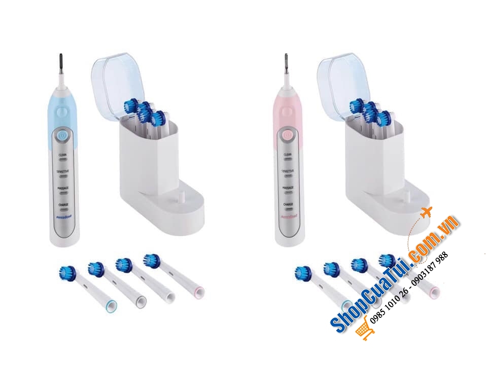 BÀN CHẢI ĐÁNH RĂNG ĐIỆN NEVADENT KÈM 8 ĐẦU CHẢI