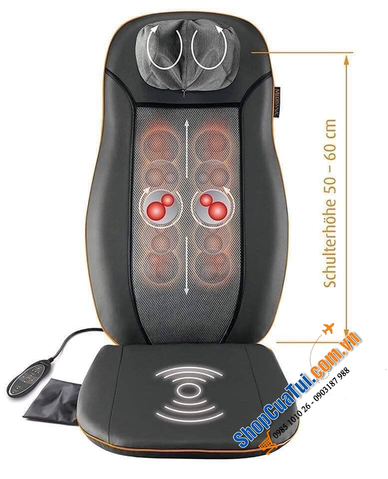 GHẾ MASSAGE TOÀN THÂN MEDISANA MCN SHIATSHU 88930