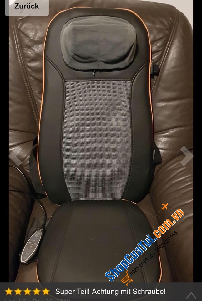 GHẾ MASSAGE TOÀN THÂN MEDISANA MCN SHIATSHU 88930