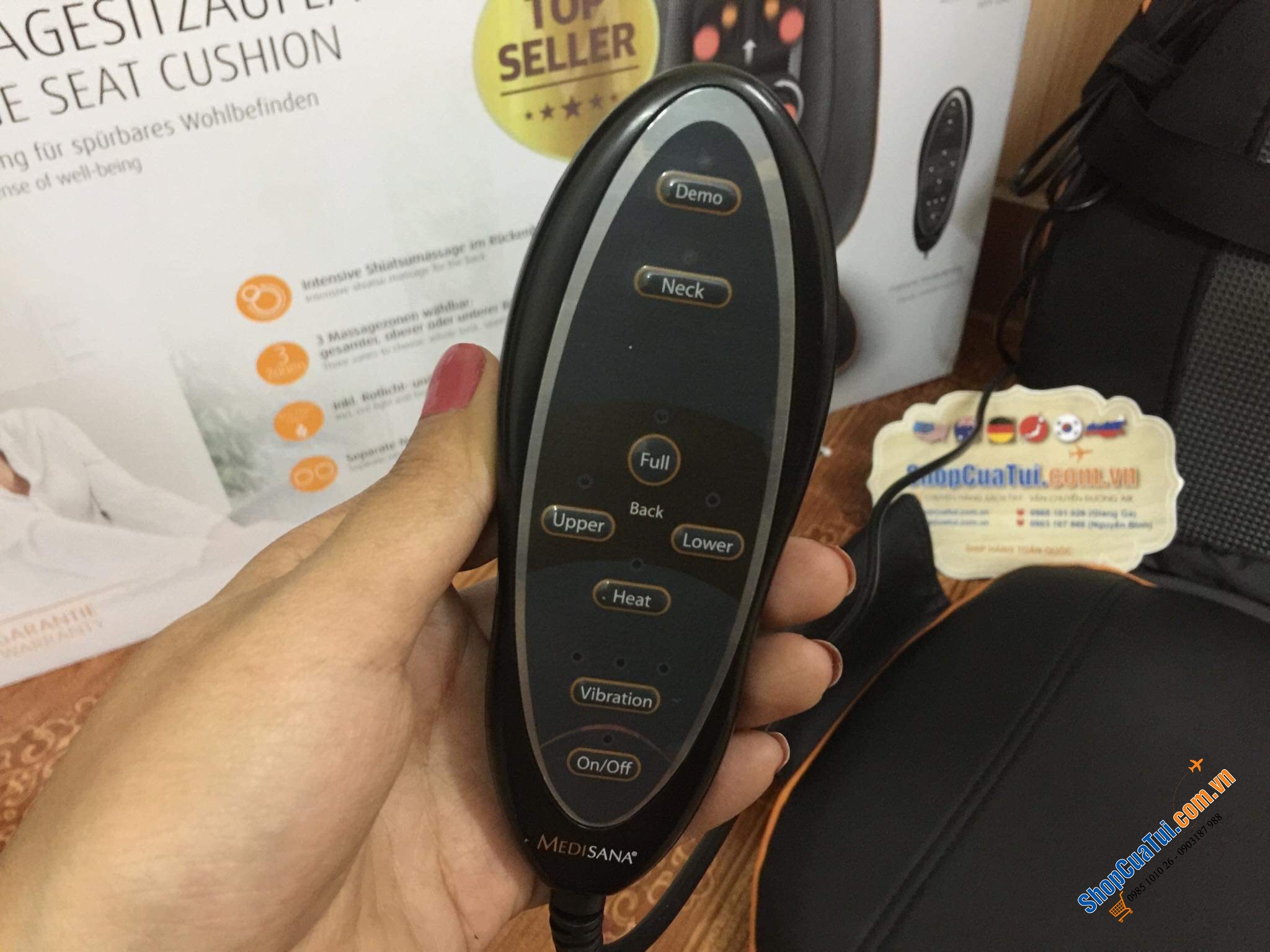 GHẾ MASSAGE TOÀN THÂN MEDISANA MCN SHIATSHU 88930