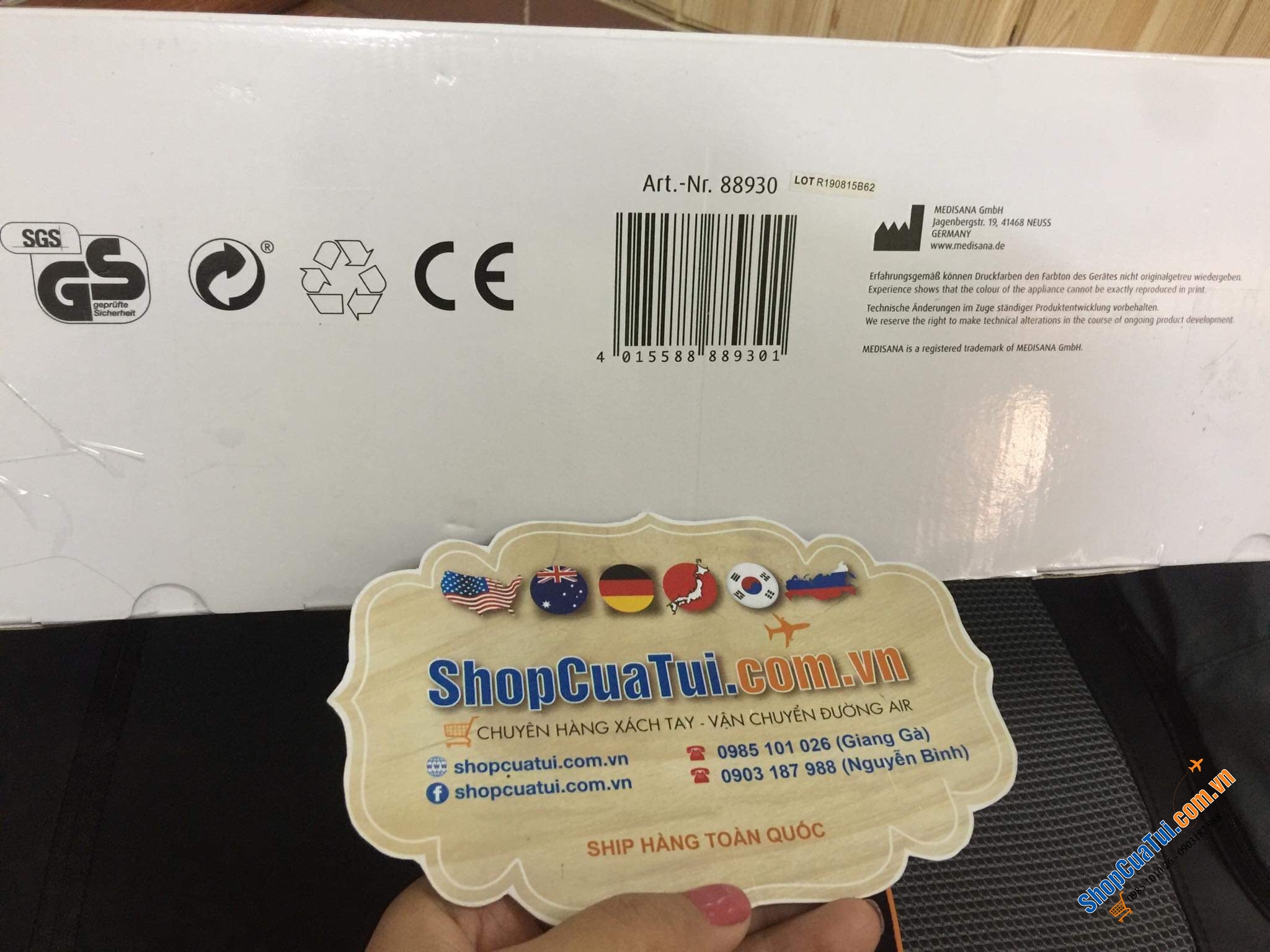 GHẾ MASSAGE TOÀN THÂN MEDISANA MCN SHIATSHU 88930