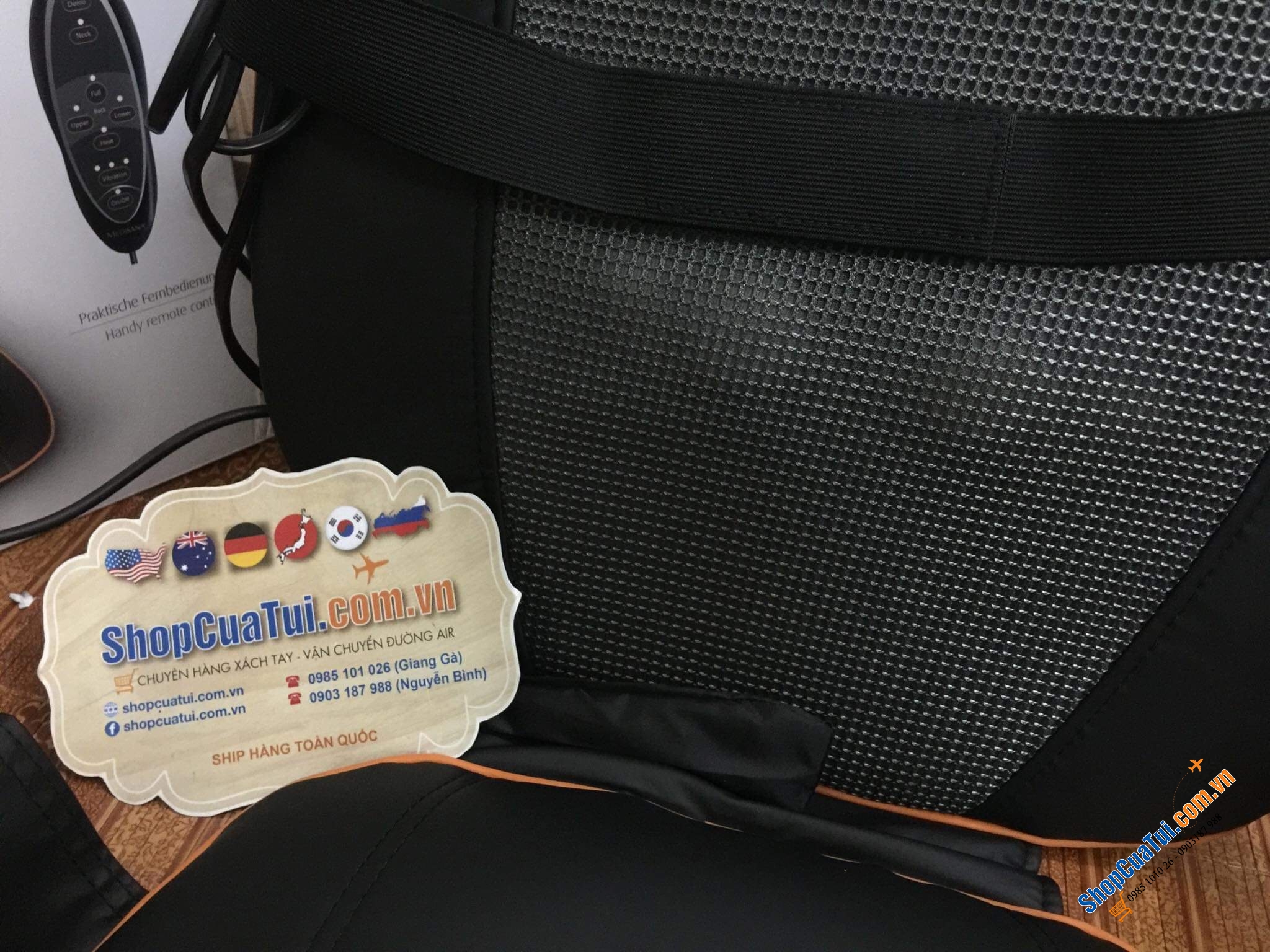 GHẾ MASSAGE TOÀN THÂN MEDISANA MCN SHIATSHU 88930