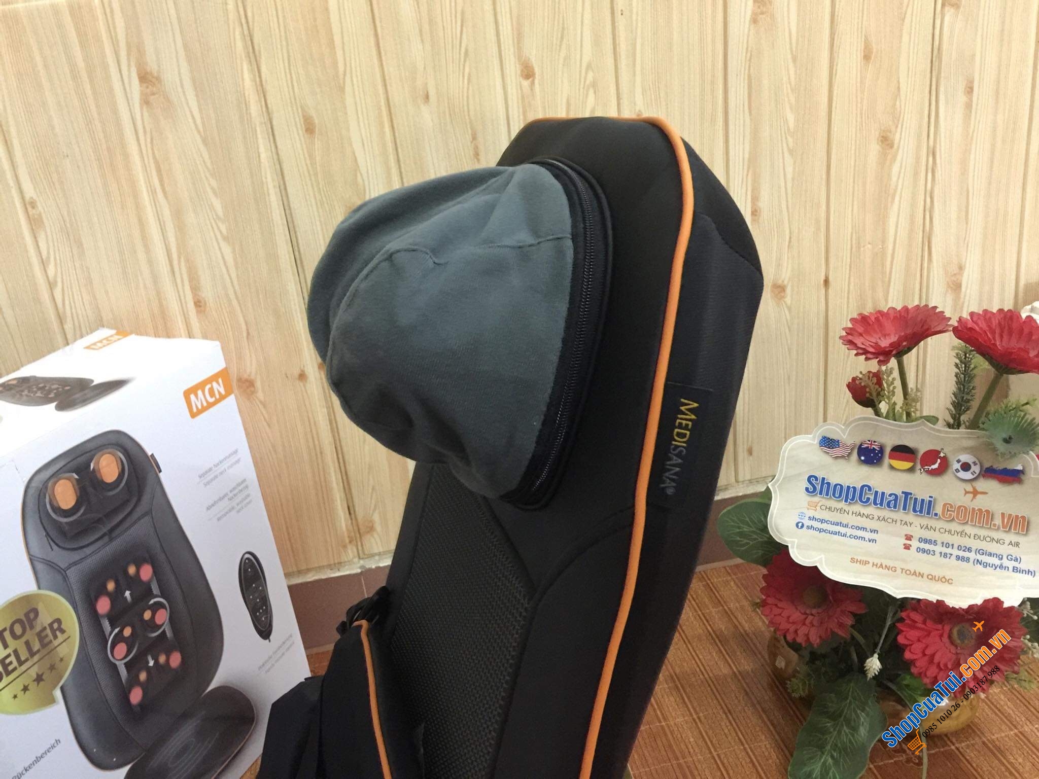 GHẾ MASSAGE TOÀN THÂN MEDISANA MCN SHIATSHU 88930