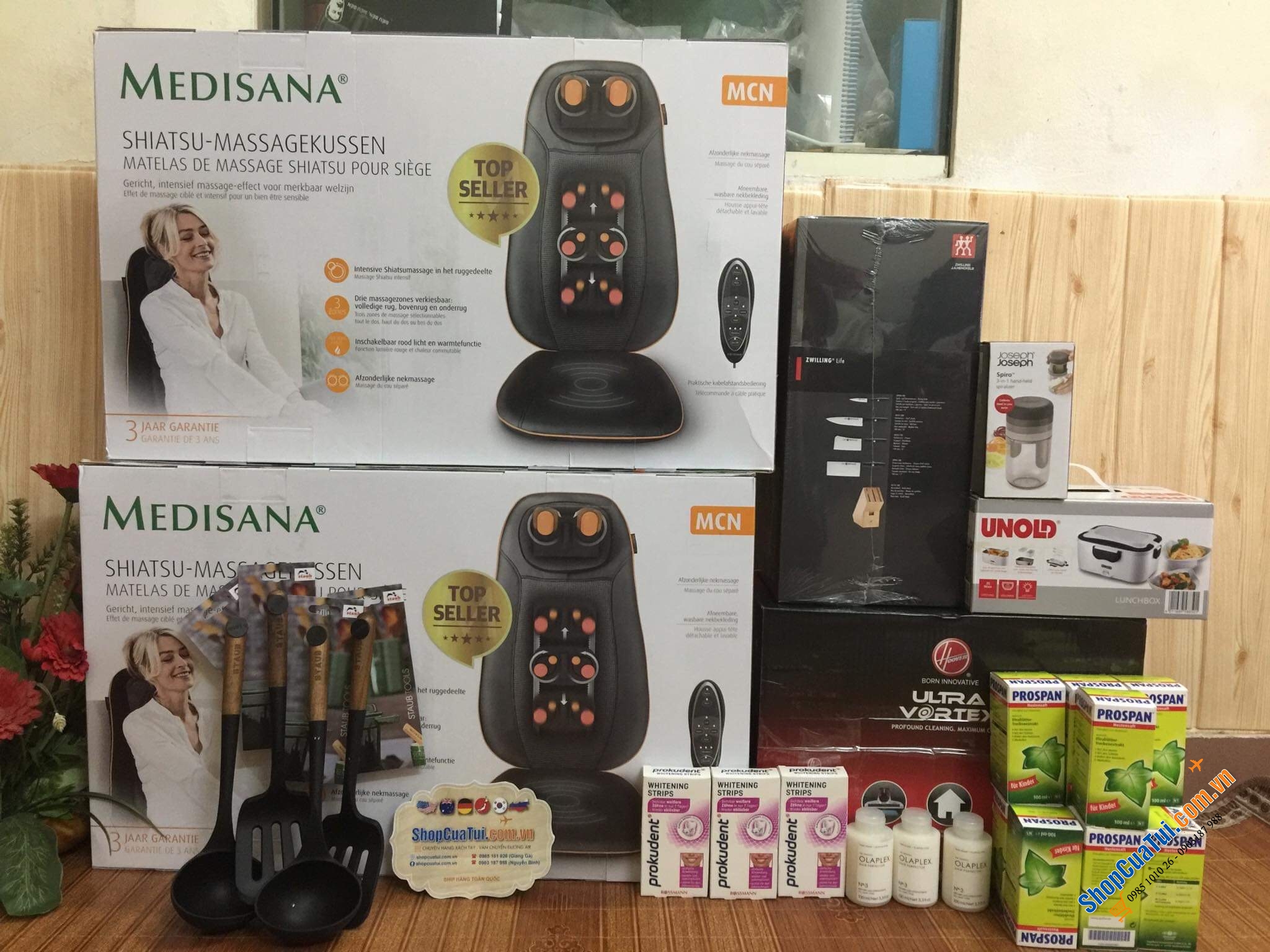 GHẾ MASSAGE TOÀN THÂN MEDISANA MCN SHIATSHU 88930