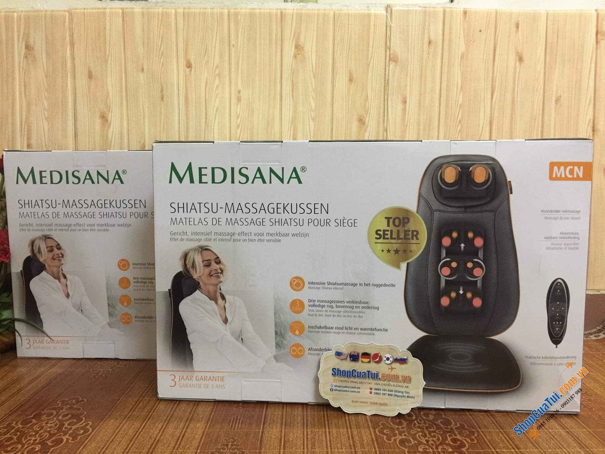 GHẾ MASSAGE TOÀN THÂN MEDISANA MCN SHIATSHU 88930