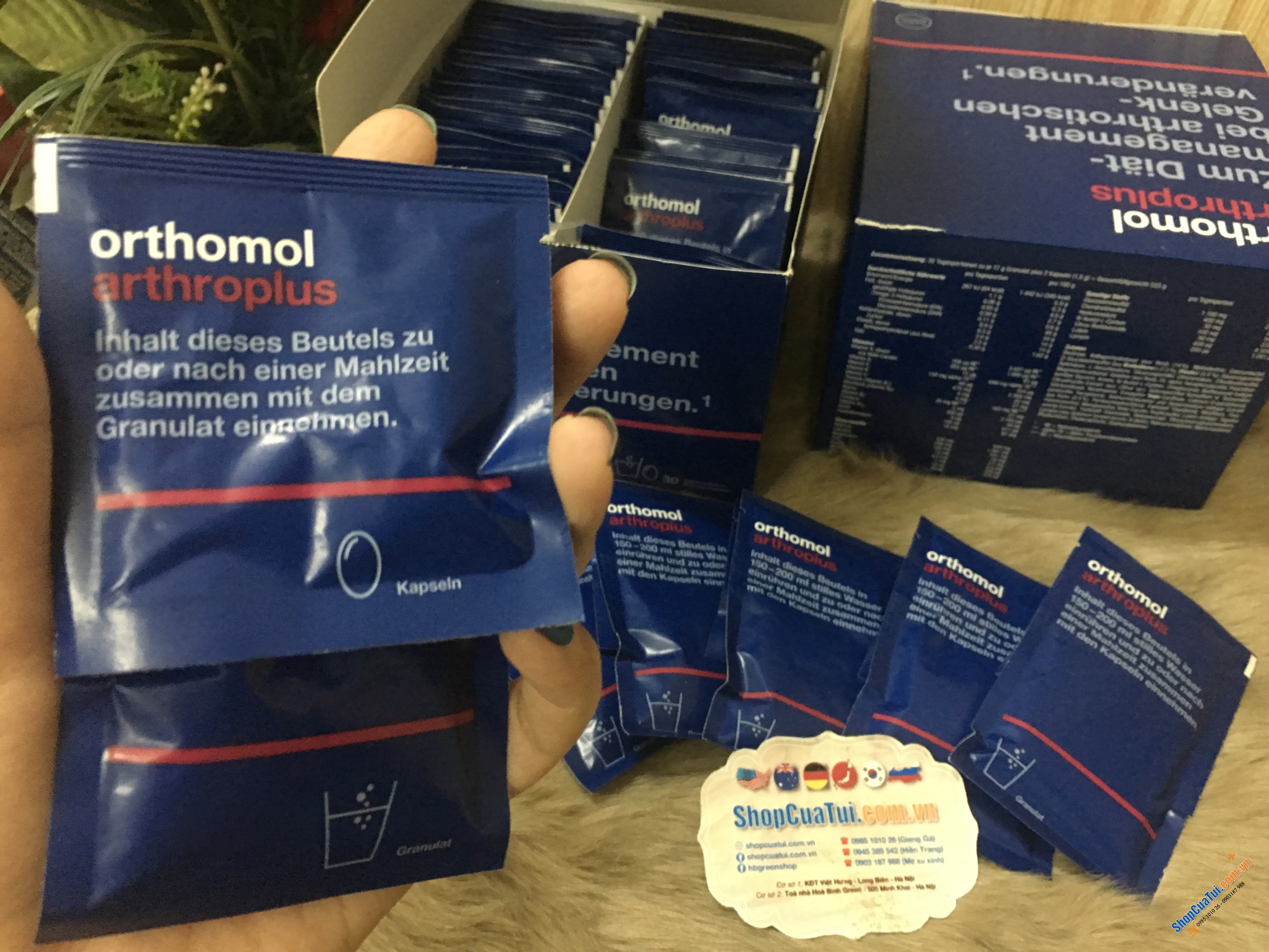 THUỐC TĂNG CƯỜNG TÁI TẠO SỤN KHỚP ORTHOMOL ARTHROPLUS của ĐỨC, giảm đau ngay cả với những người không đi không đứng được