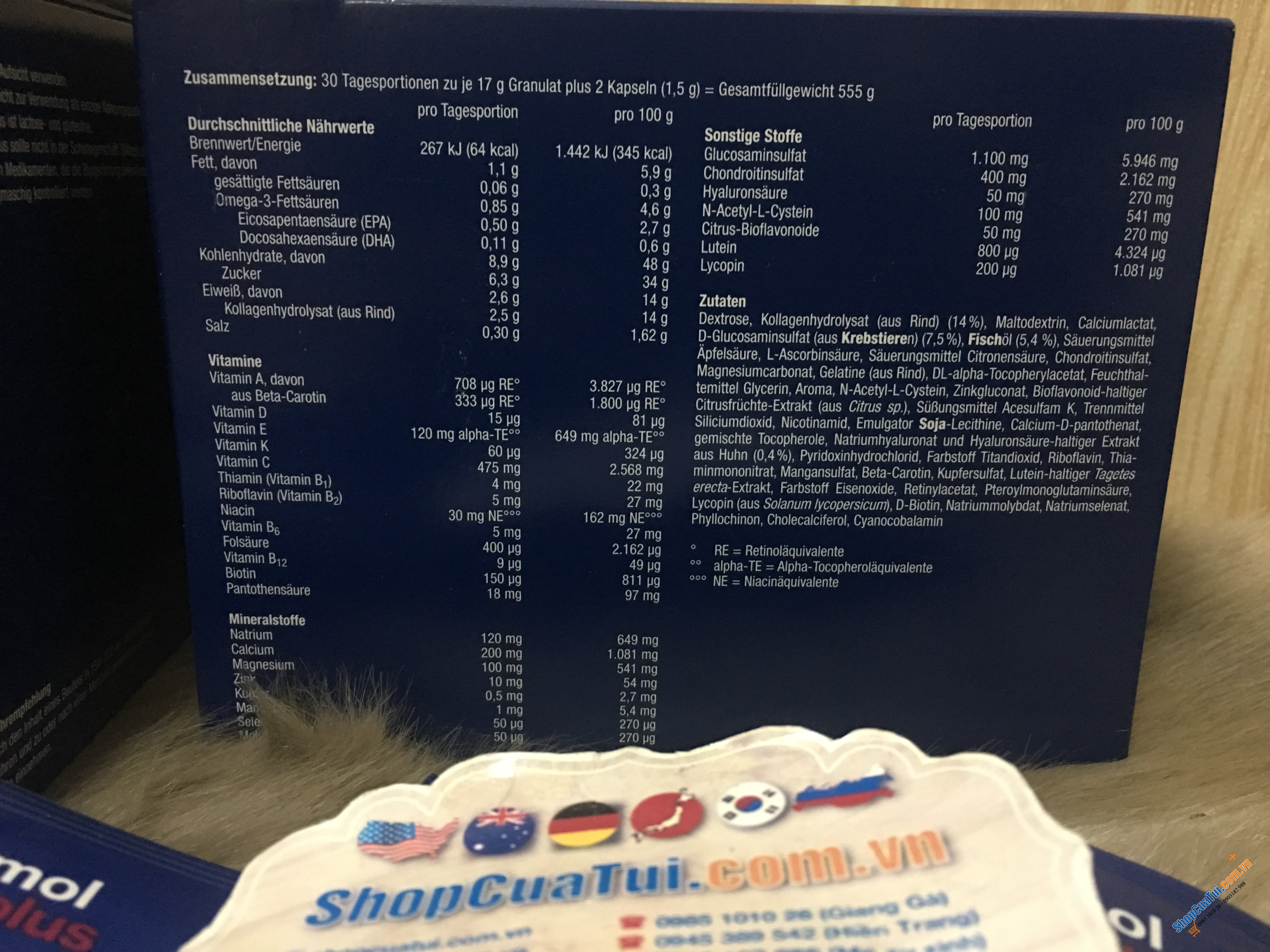 THUỐC TĂNG CƯỜNG TÁI TẠO SỤN KHỚP ORTHOMOL ARTHROPLUS của ĐỨC, giảm đau ngay cả với những người không đi không đứng được