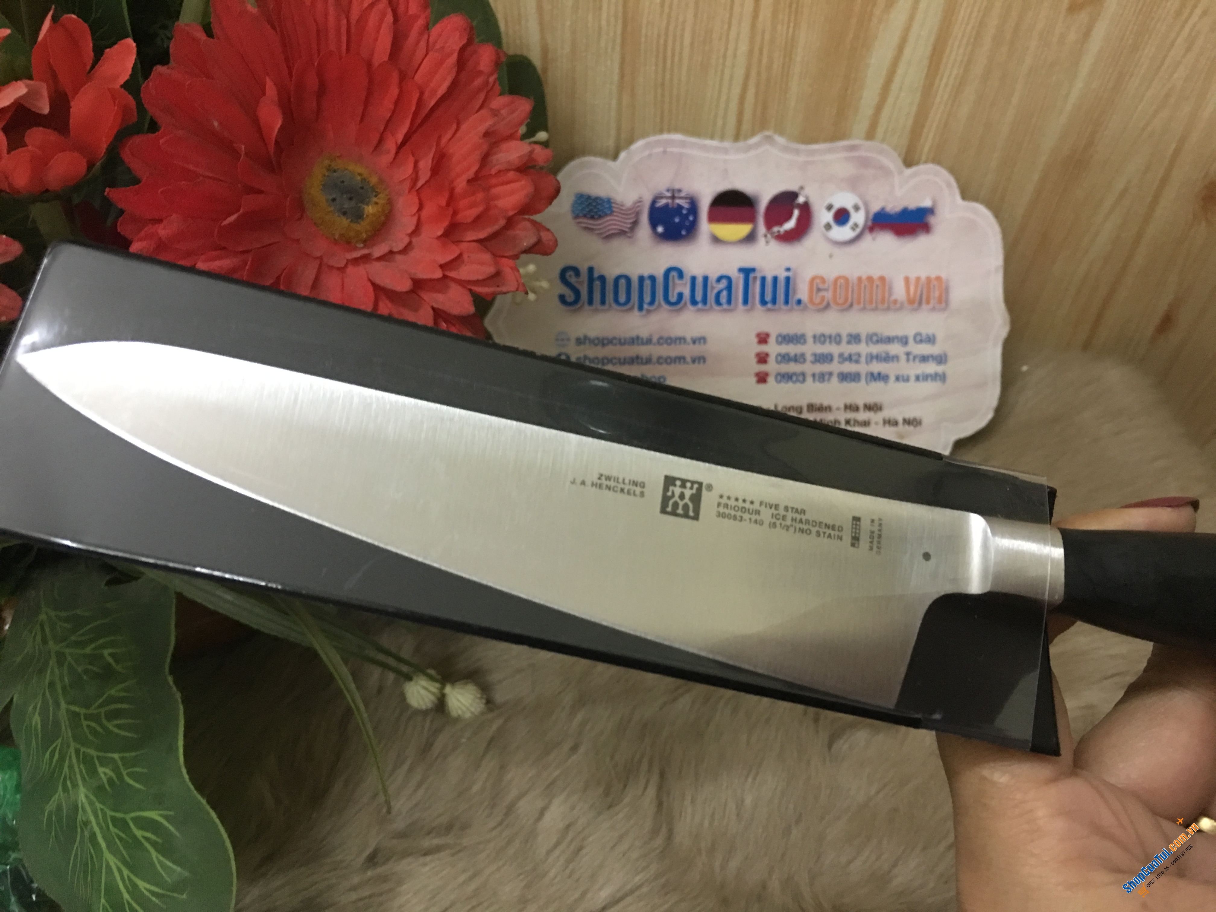 DAO THÁI GỌT Zwilling FIVE STARS - TRỌN ĐỜI KHÔNG HỎNG