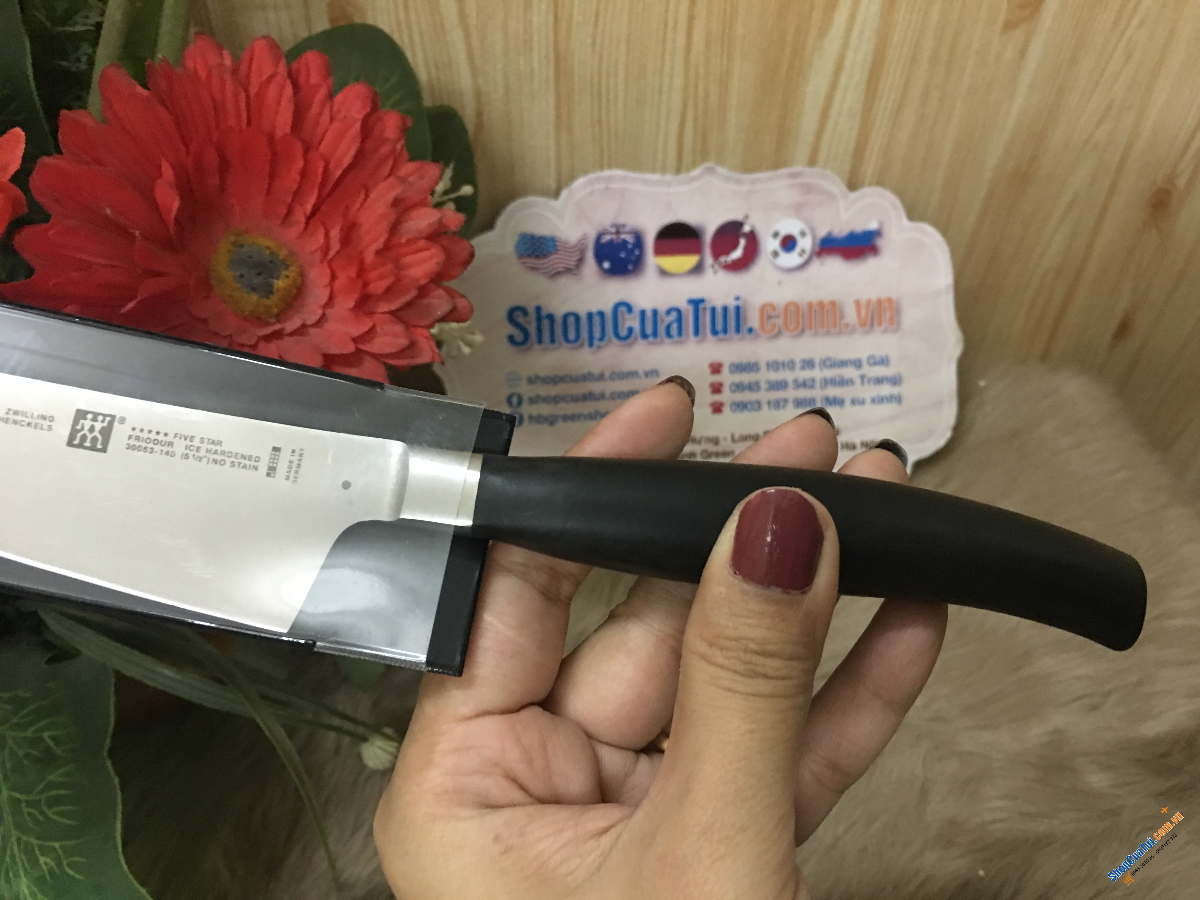 DAO THÁI GỌT Zwilling FIVE STARS - TRỌN ĐỜI KHÔNG HỎNG