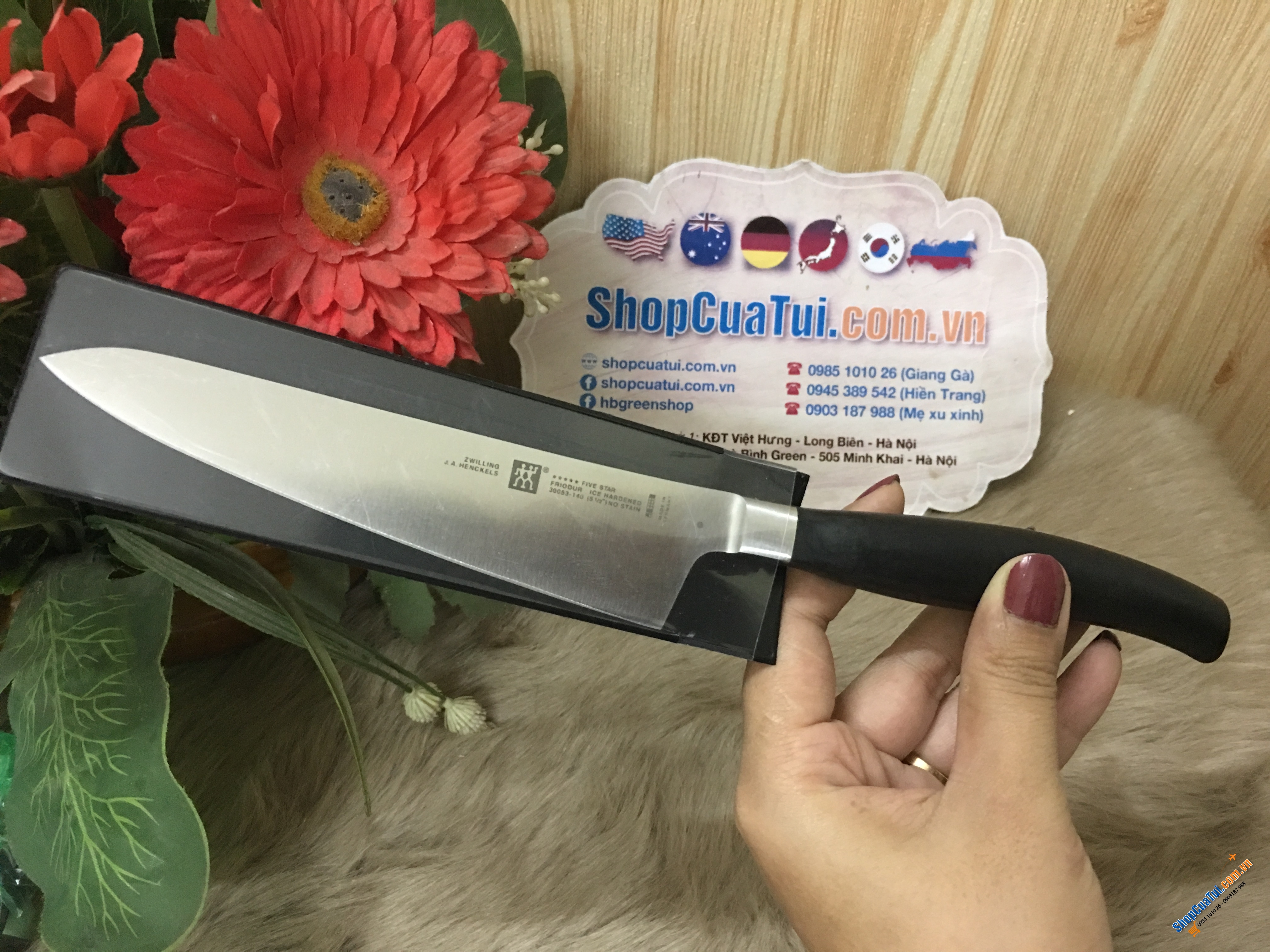 DAO THÁI GỌT Zwilling FIVE STARS - TRỌN ĐỜI KHÔNG HỎNG