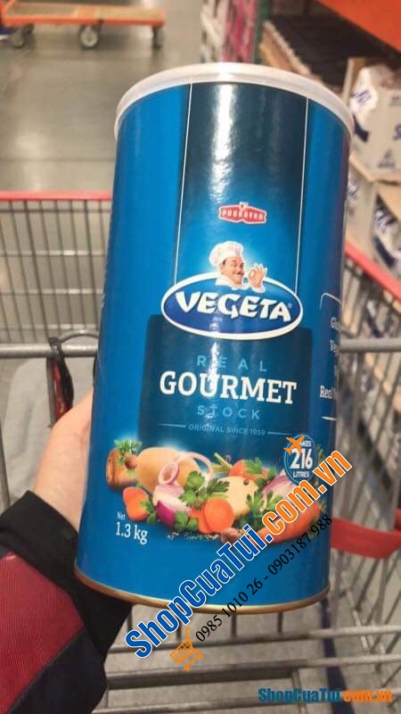 GIA VỊ (HẠT NÊM) RAU CỦ QUẢ VEGETA  1,3kg => HẠT NÊM VEGETA - NÊM TÌNH YÊU THƯƠNG