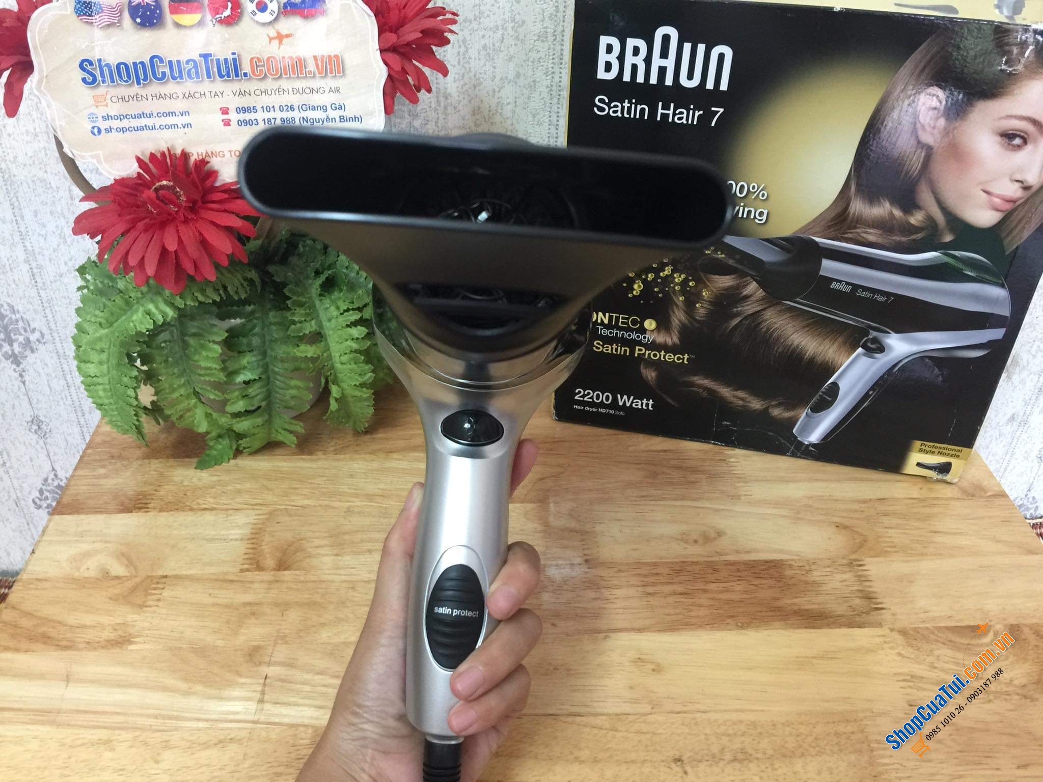 MÁY SẤY TÓC BRAUN SATIN HAIR 7 HD 710