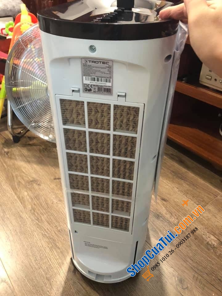 Quạt hơi nước - lọc không khí điều hoà- tạo ẩm 3 in 1 Trotec AirCooler PAE 10 - hàng Trotec lừng danh chất lượng số 1 Germany