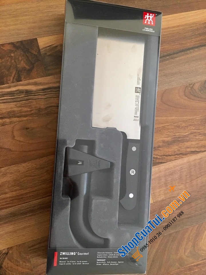 SET DAO THÁI TO BẢN TẶNG KÈM MÀI DAO SIÊU TỐT ZWILLING GOURMET - DÒNG ĐẦU BẢNG