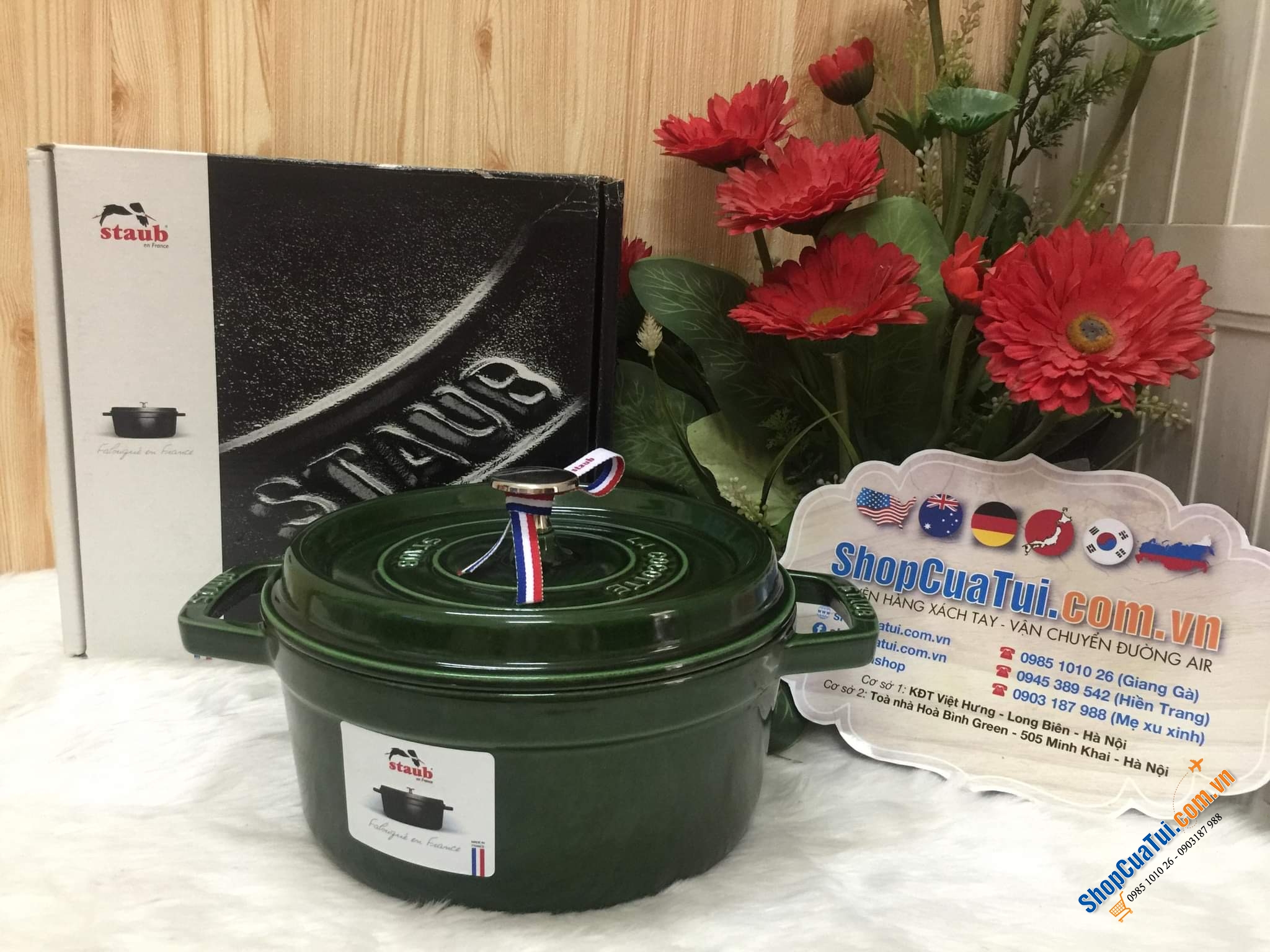 Nồi STAUB XANH HÚNG 20 cm
