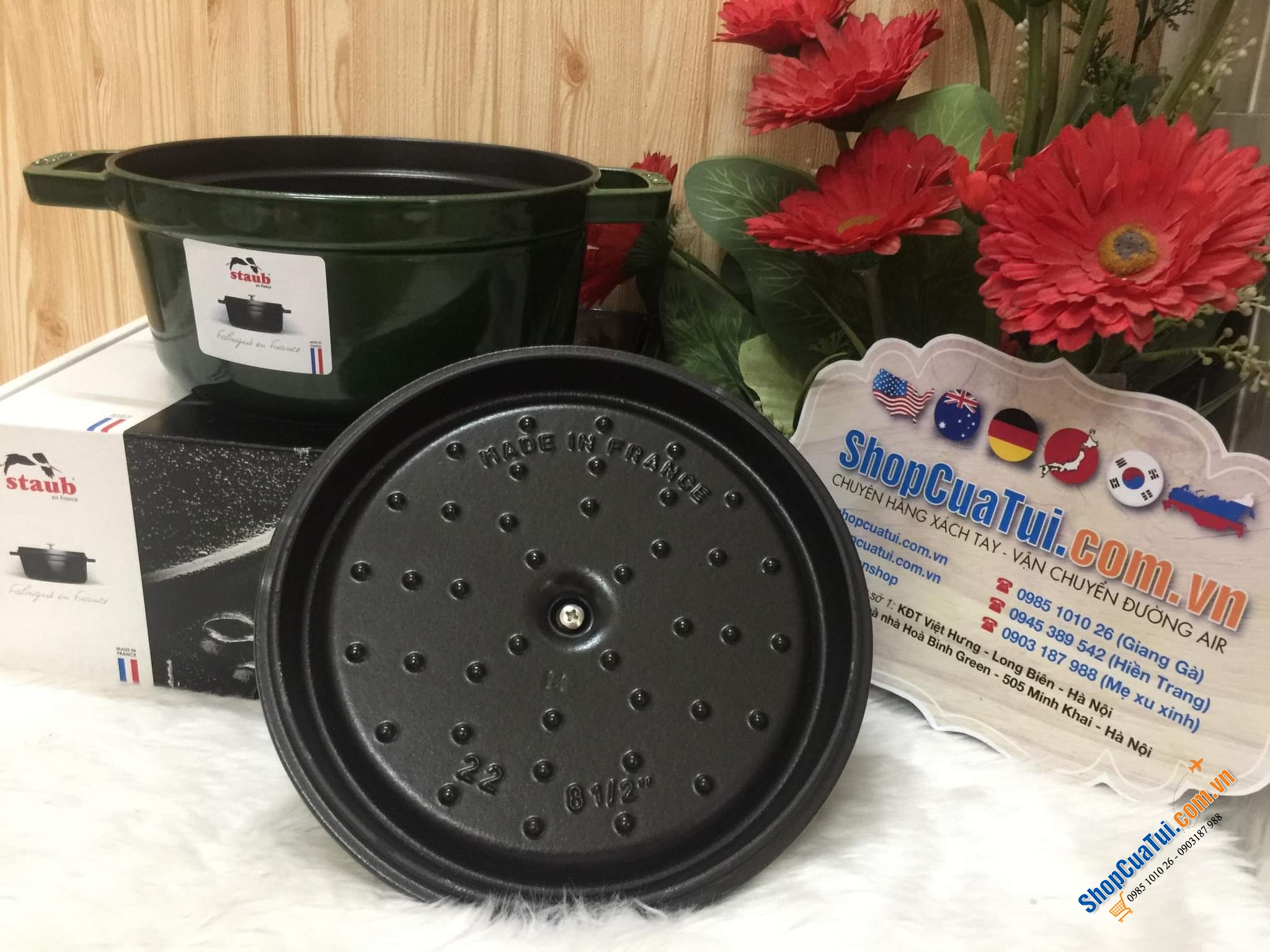 Nồi STAUB XANH HÚNG 20 cm