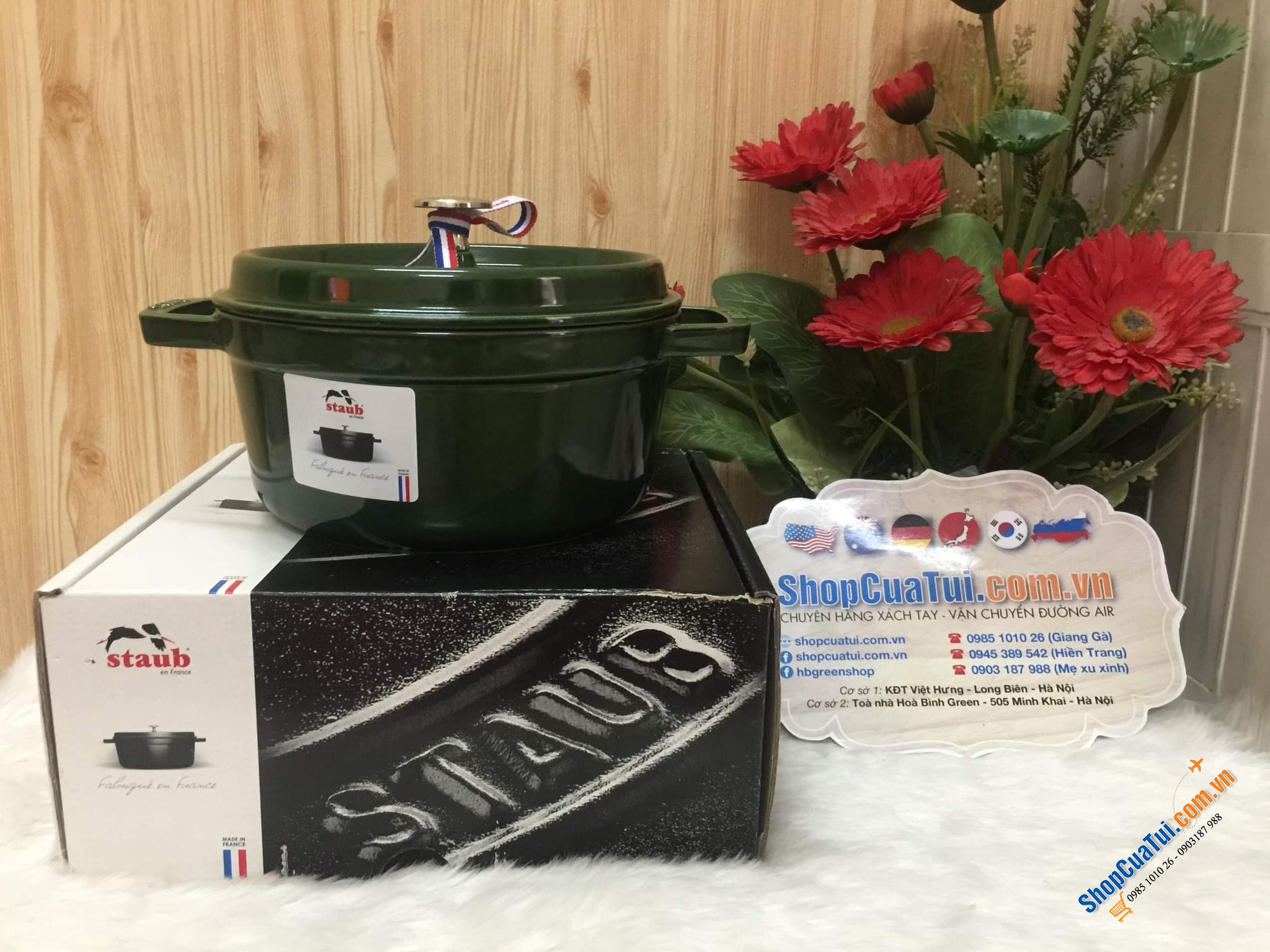 Nồi STAUB XANH HÚNG 20 cm