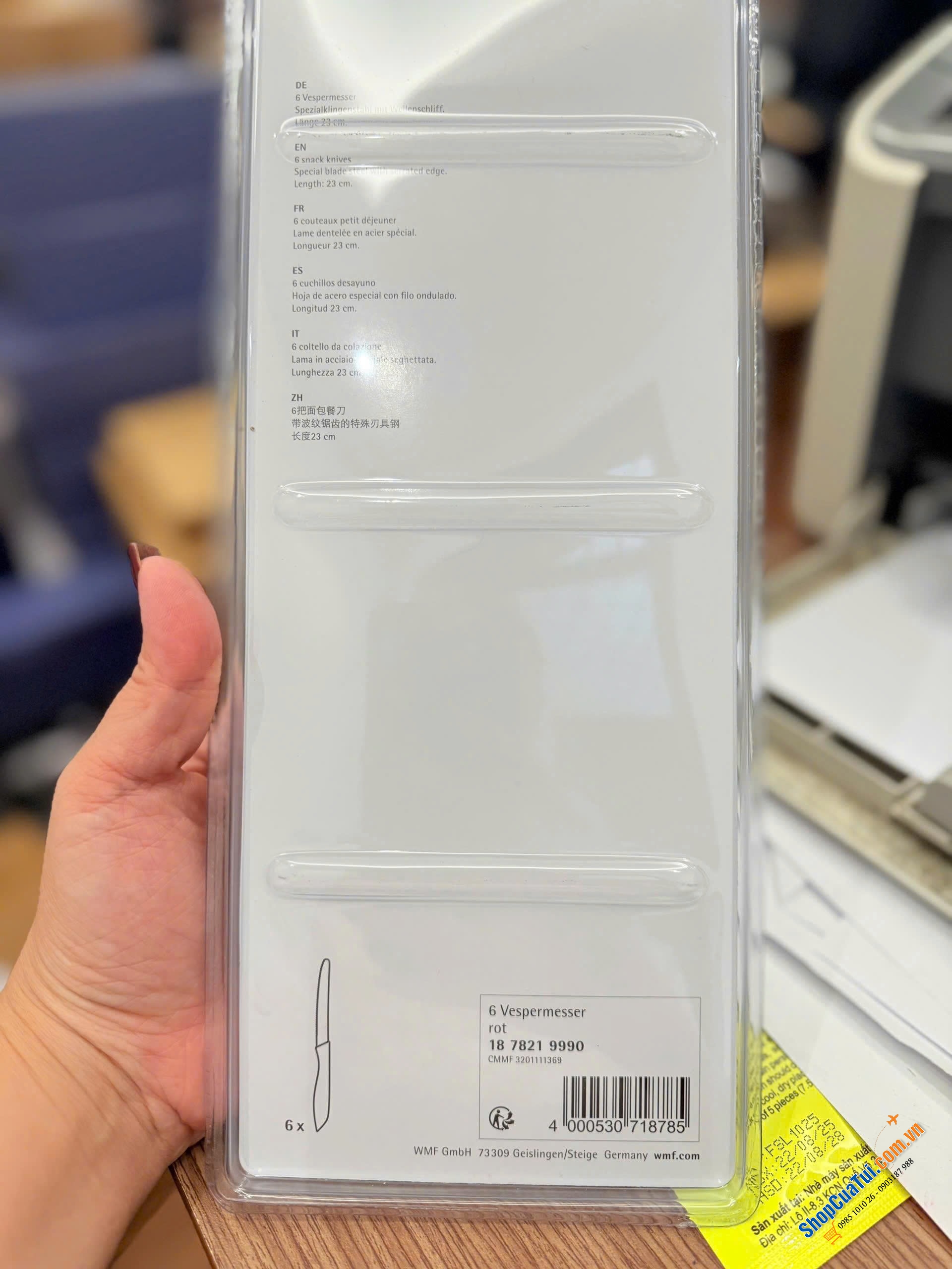 SET 6 DAO RĂNG CƯA WMF