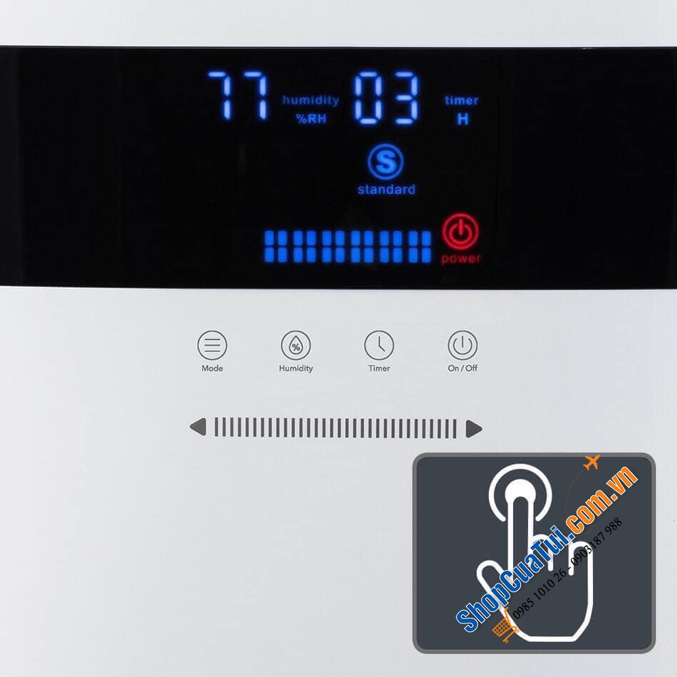 Máy tạo độ ẩm, bổ sung ion lọc khí và khuyếch tán tinh dầu Trotec B6E (3 in 1)