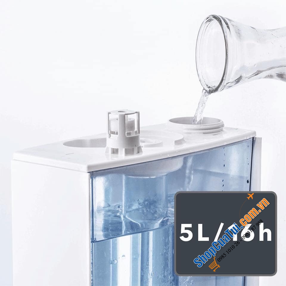 Máy tạo độ ẩm, bổ sung ion lọc khí và khuyếch tán tinh dầu Trotec B6E (3 in 1)