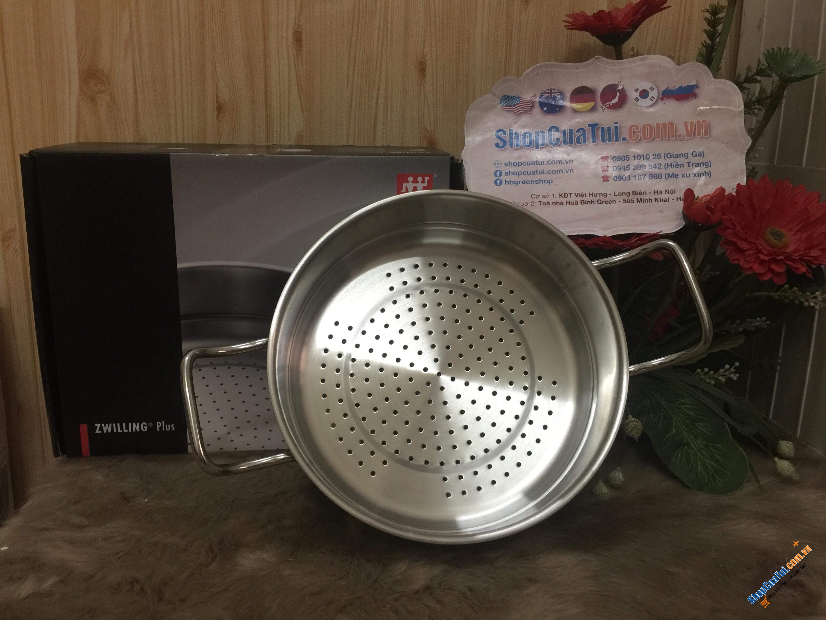 XỬNG HẤP ZWILLING SIÊU DÀY SIZE 24 cm