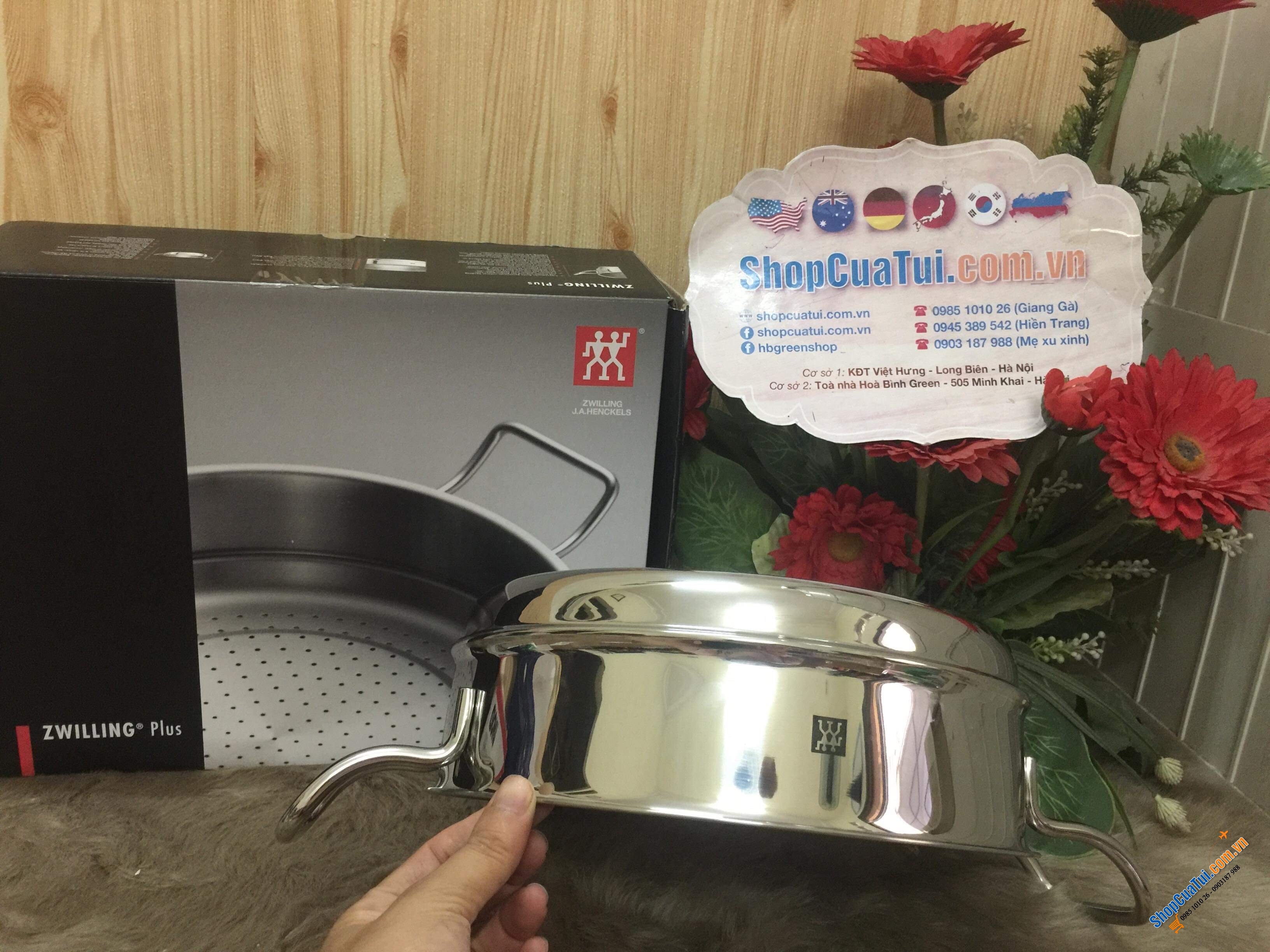 XỬNG HẤP ZWILLING SIÊU DÀY SIZE 24 cm