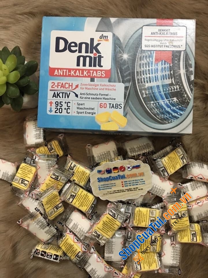VIÊN TẨY MÁY GIẶT DENKMIT - ĐỨC
