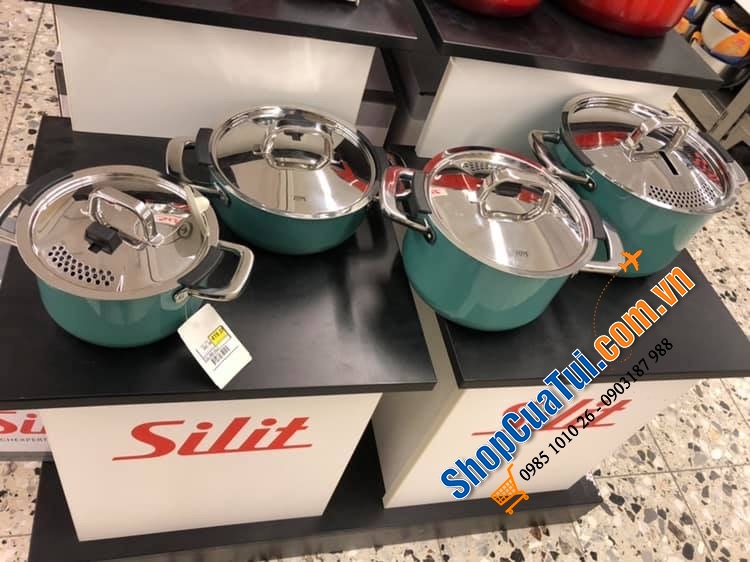 Bộ nồi  SILIT NATURE màu xanh 4 món đắt nhất trong các màu
