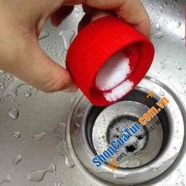 Bột thông cống của hãng Denkmit - nổi tiếng tại Đức về các sản phẩm thiết yếu phục vụ trong các gia đình