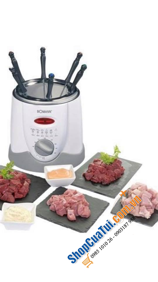 NỒI CHIÊN NGẬP DẦU 2 TRONG 1 BOMANN MINI