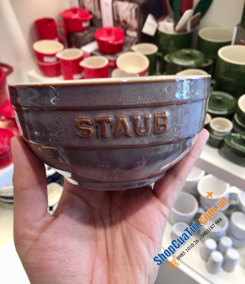 BÁT ĂN CƠM STAUB MÀU ĐỎ HOẶC MÀU MEN RẠN
