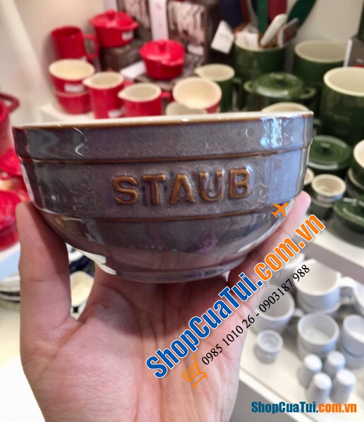 BÁT ĂN CƠM STAUB MÀU ĐỎ HOẶC MÀU MEN RẠN