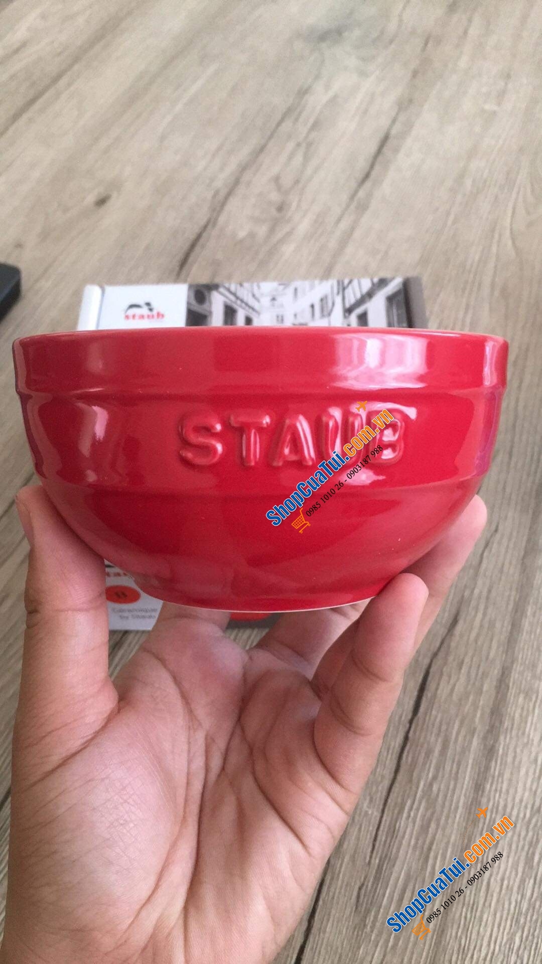 BÁT ĂN CƠM STAUB MÀU ĐỎ 12cm