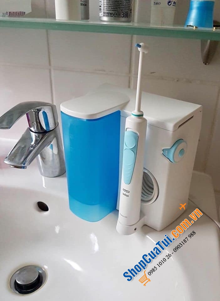 TĂM NƯỚC ORAL B WATERJET GỒM 4 ĐẦU CẮM