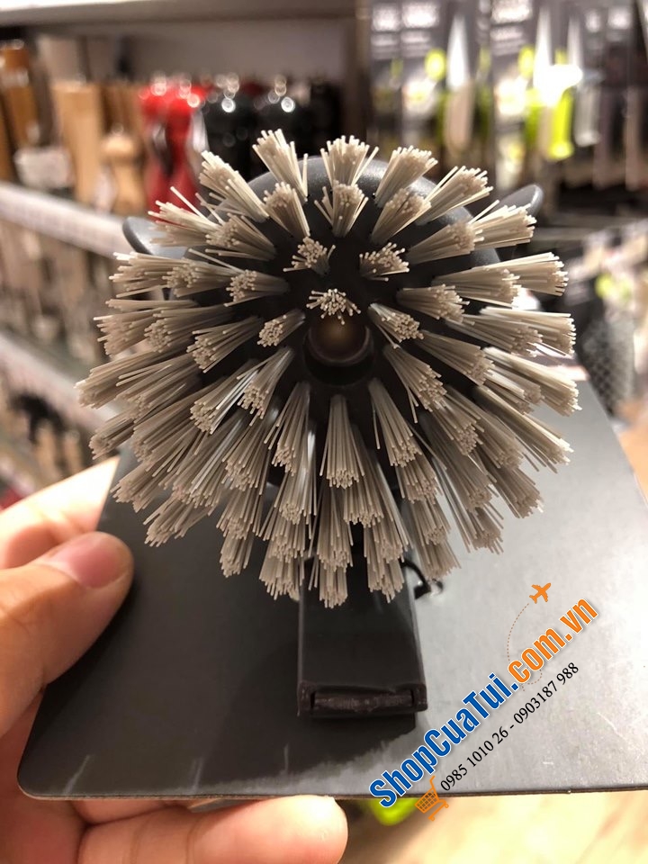 Dụng cụ rửa xoong nồi Joseph Joseph 85005 - CHỔI RỬA KÈM BÌNH ĐỰNG NƯỚC RỬA JOSEPH JOSEPH - DỤNG CỤ CỌ XOONG NỒI  kèm bình nước rửa bát mini