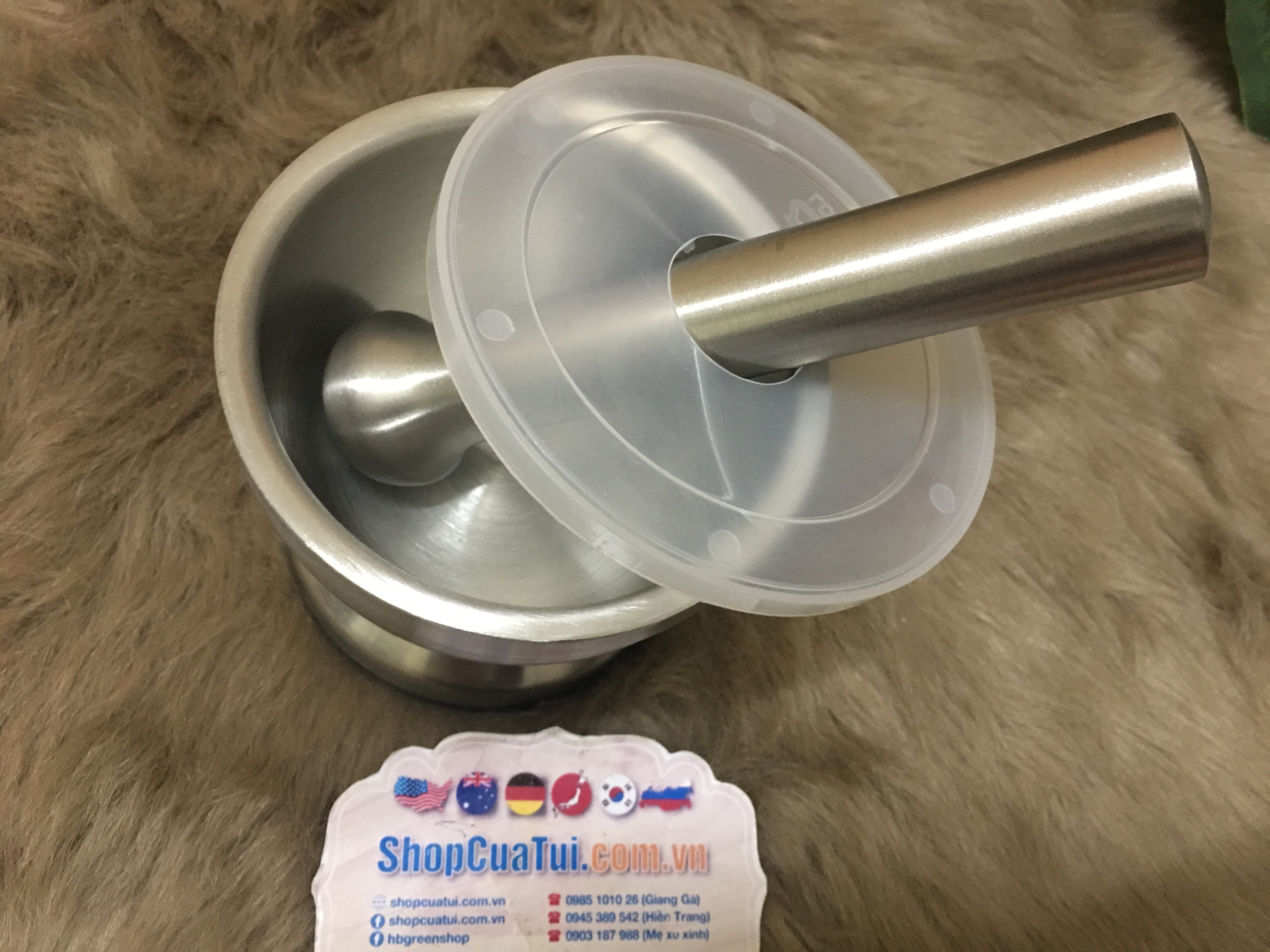 Set chày cối Tera nội địa Đức siêu xinh