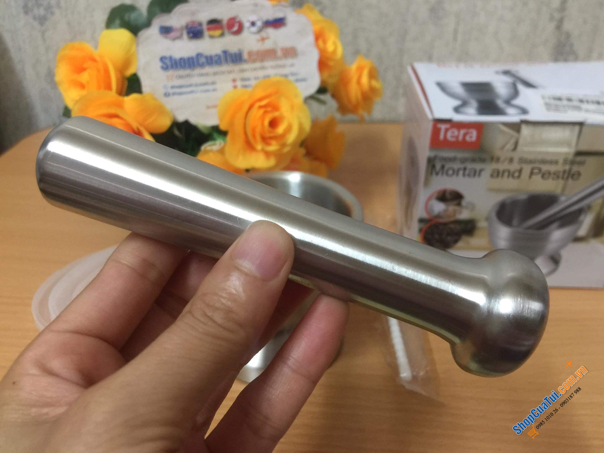 Set chày cối Tera nội địa Đức siêu xinh