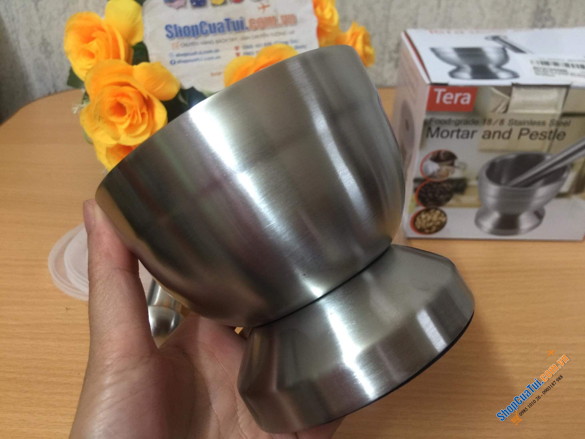 Set chày cối Tera nội địa Đức siêu xinh