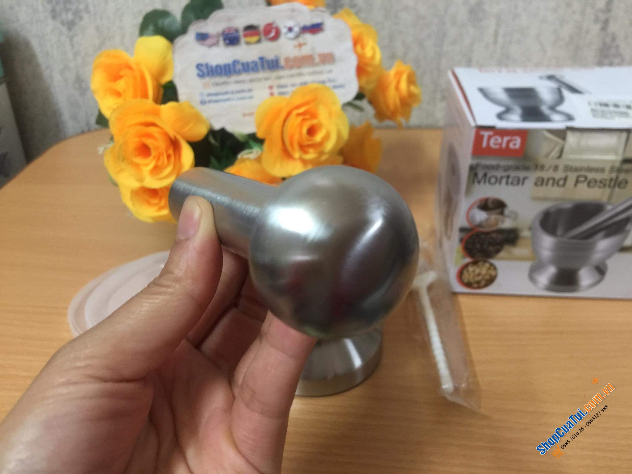 Set chày cối Tera nội địa Đức siêu xinh