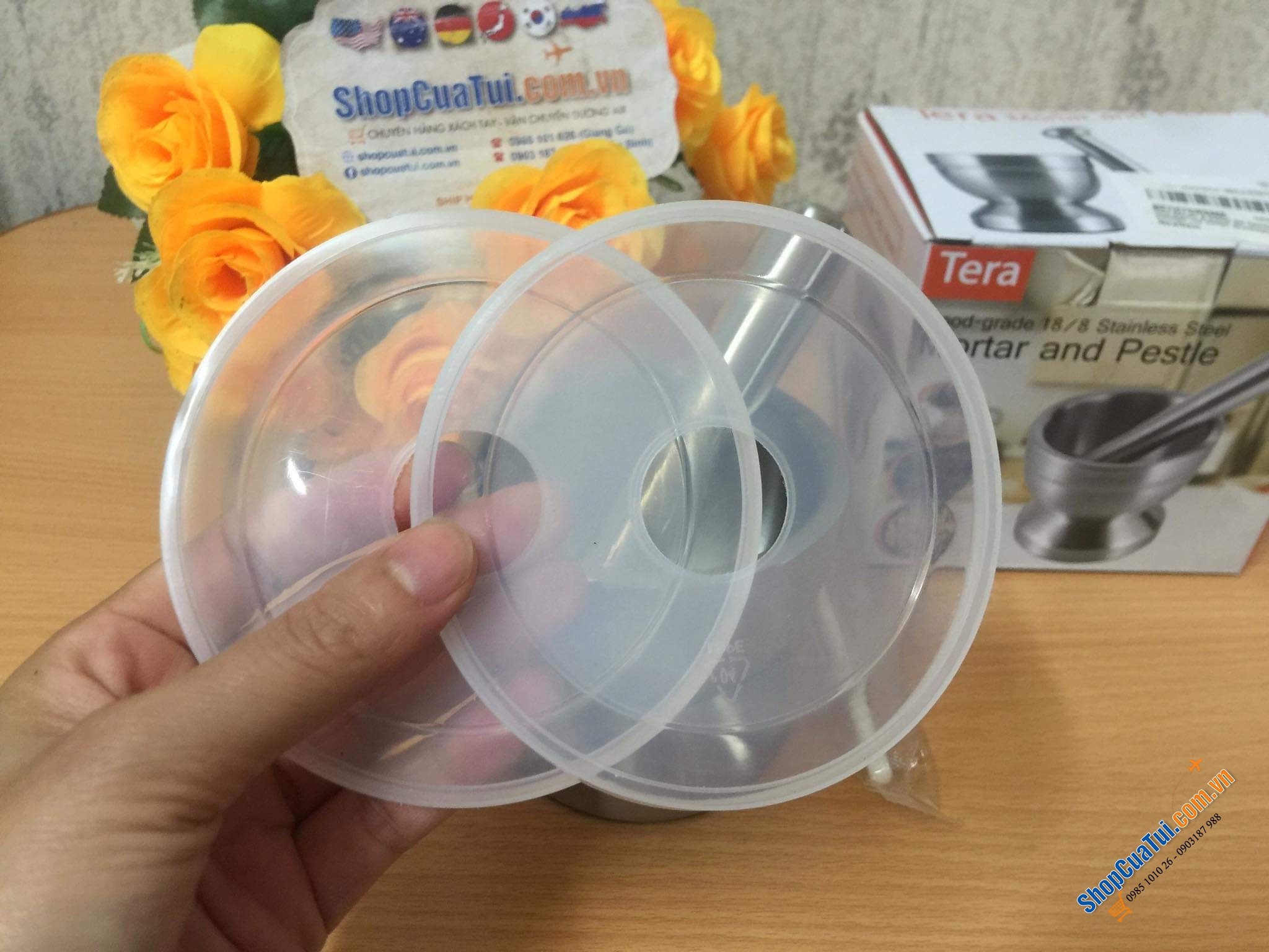 Set chày cối Tera nội địa Đức siêu xinh